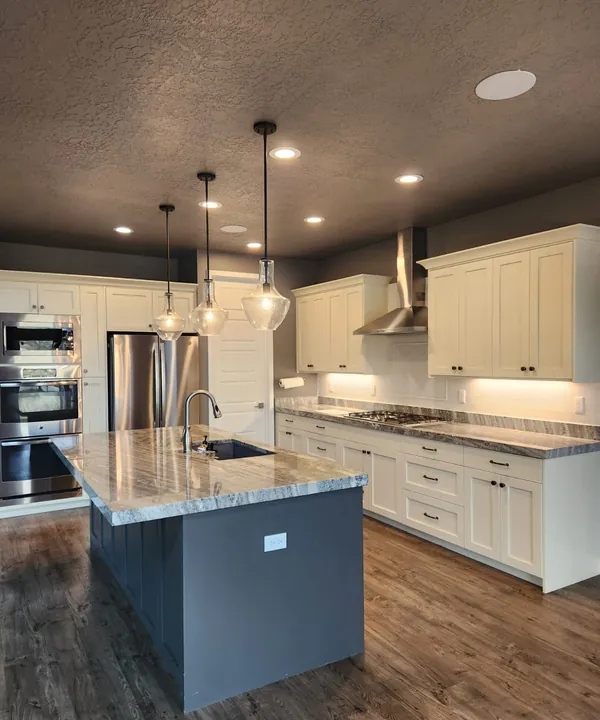 Clean counters and a welcoming kitchen