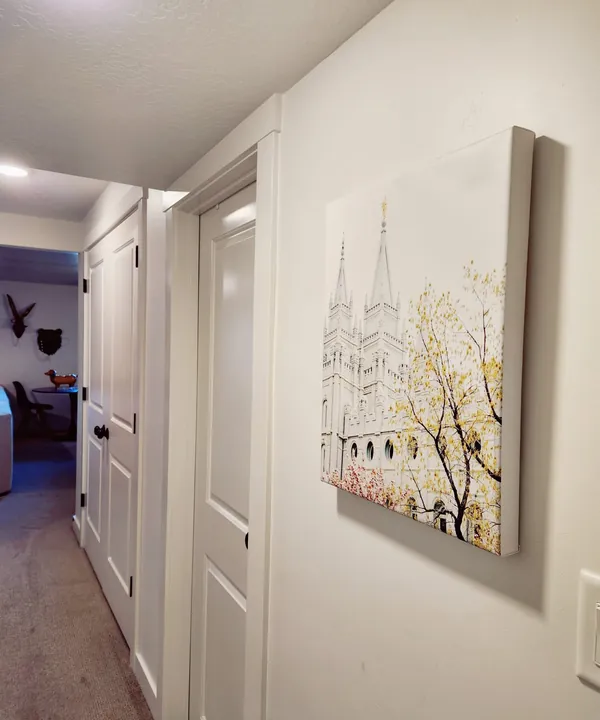 A clean, welcoming hallway